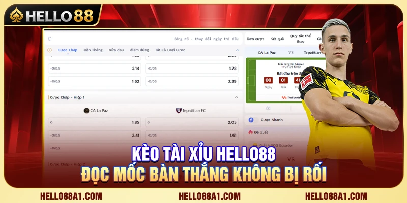 Kèo Tài Xỉu Hello88 – Đọc Mốc Bàn Thắng Không Bị Rối 1 Kèo Tài Xỉu Hello88 – Đọc Mốc Bàn Thắng Không Bị Rối