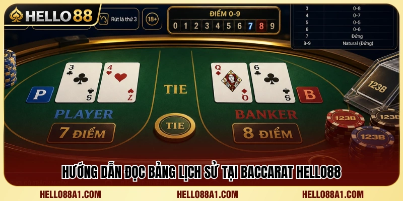 Baccarat Hello88 – Cách Đọc Bàn Và Theo Cầu Hiệu Quả 3 Cách theo dõi và hiểu các ký hiệu trên bảng lịch sử Baccara