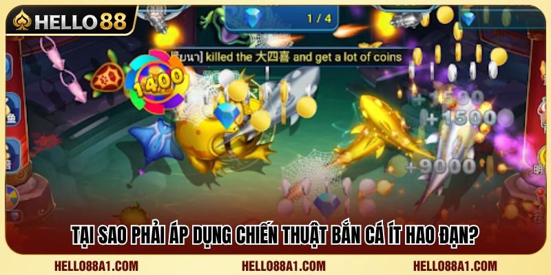 Bắn Cá Ít Hao Đạn Hello88 Cho Người Mới Ăn Xu Tối Đa 2 Lợi ích của việc tối ưu lượng đạn trong game bắn cá Hello88