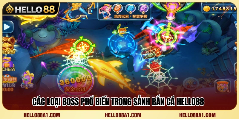 Săn Boss Bắn Cá Hello88 – Khi Nào Nên Xả Đạn? 2 Phần thưởng giá trị từ các màn săn boss bắn cá Hello88