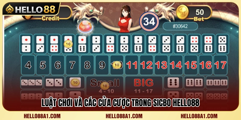 Khám phá cơ chế đặt cược và các cửa chơi tại Sicbo Hello88 