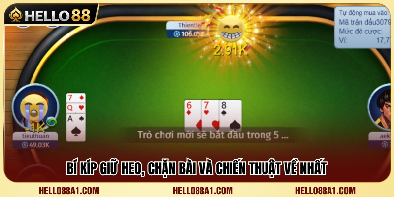 Tiến Lên Hello88 – Cách Giữ Heo, Chặn Bài Và Về Nhất 4 Kinh nghiệm giữ heo hiệu quả để tối ưu lợi thế